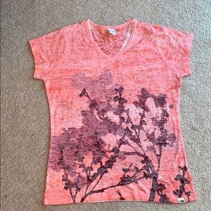 The North Face pink shirt